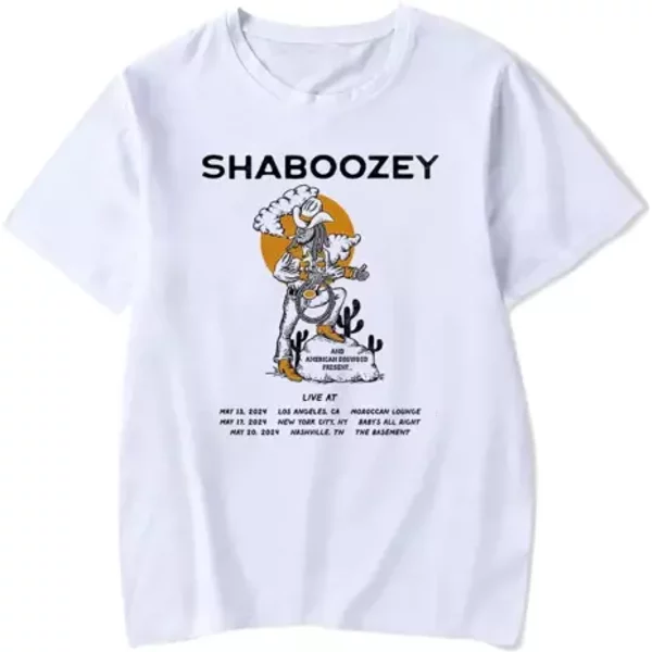Shaboozey Rapper Live Tour 2024 Unisex Short Sleeve T Shirt Full Size S-5Xl-image