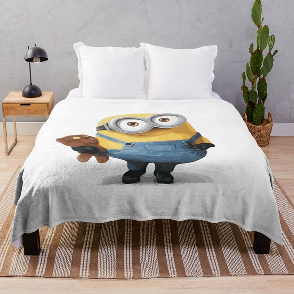 Bob The Minion Throw Blanket-image