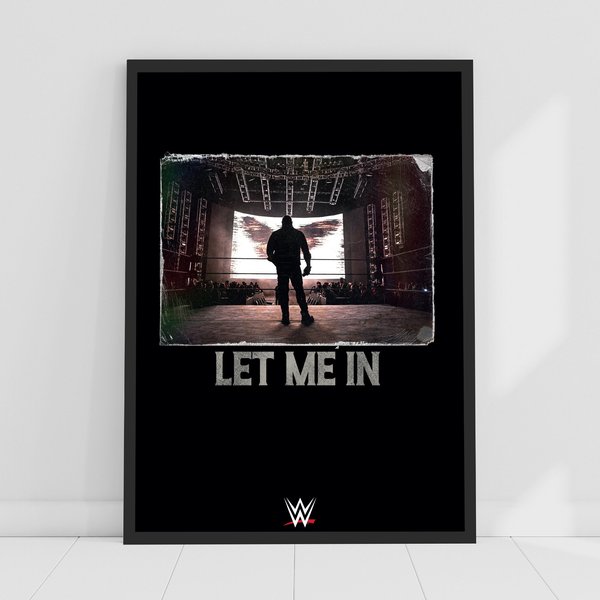 Wrestling Entertainment Print - Bray Wyatt Let Me In Wings Poster Wrestling Wall Art-image