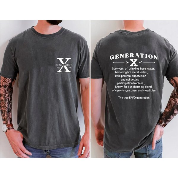 Gen X Shirt, Generation X Shirt, Raised On Hose Water And Neglect Nostalgia Shirt, 1980 Birthday Gift-image