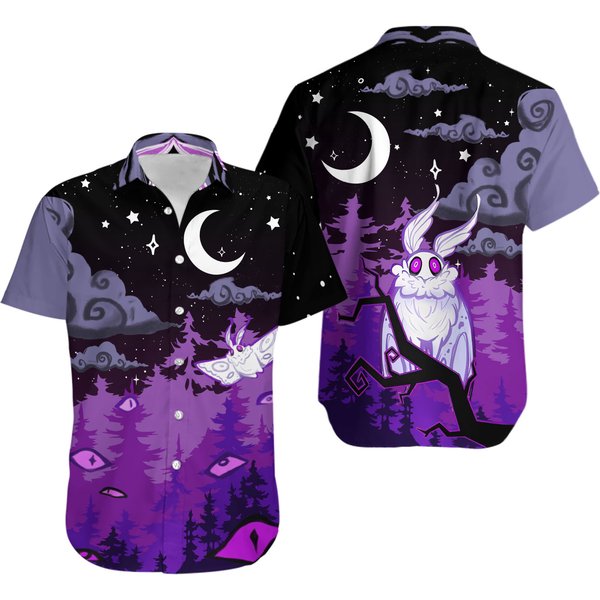Asexual Subtle Pride Mothman Hawaiian Shirt-image