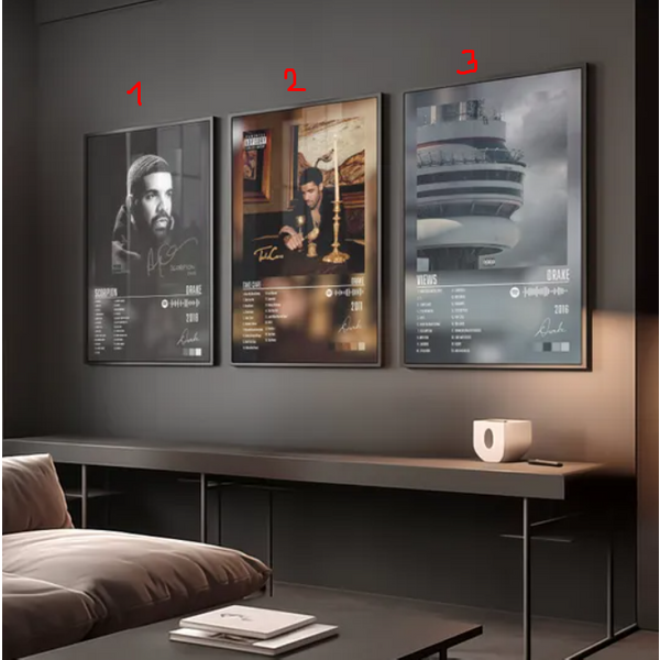 Drake Album Bundle With Posters-image