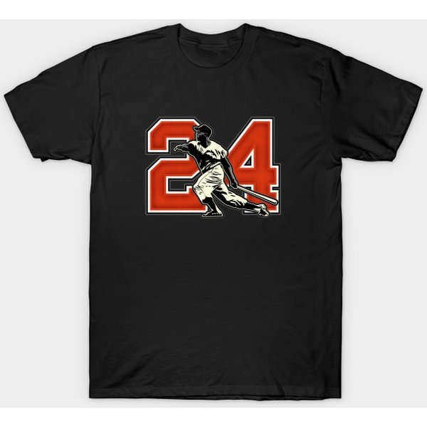 24 - Say Hey - Willie Mays - T-Shirt-image