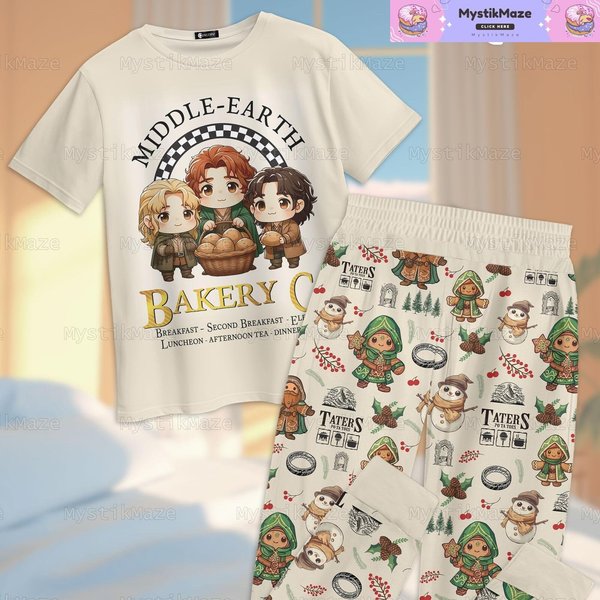 Lord Of The Rings Pj Set, Lotr Pajamas Family-image
