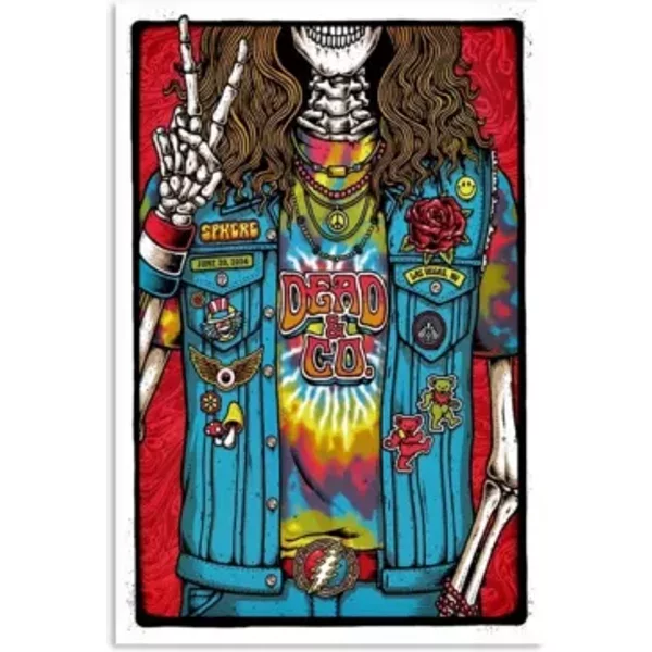 Dead And Company Jun 20 2024 Sphere Las Vegas Nv Poster-image