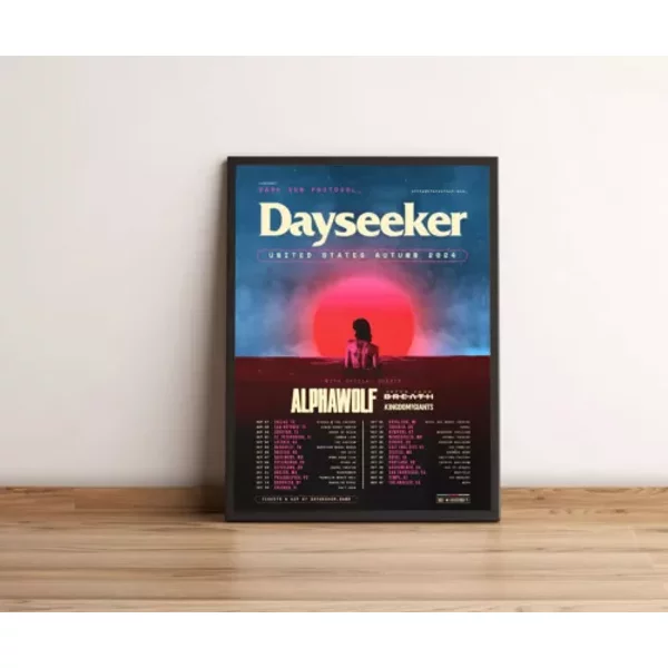 Dayseeker Dark Sun Protocol Tour United States Autumm 2024 Poster-image