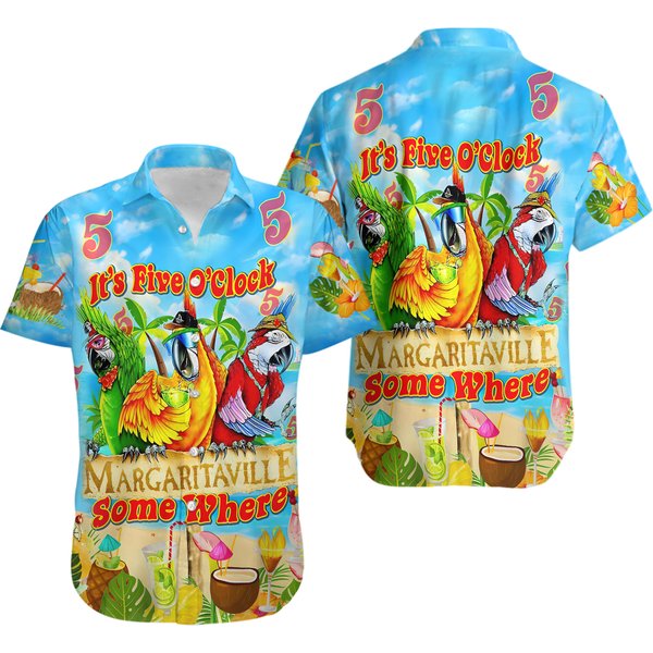 Jimmy Buffett Hawaiian, Jimmy Buffett Button Up Shirt-image