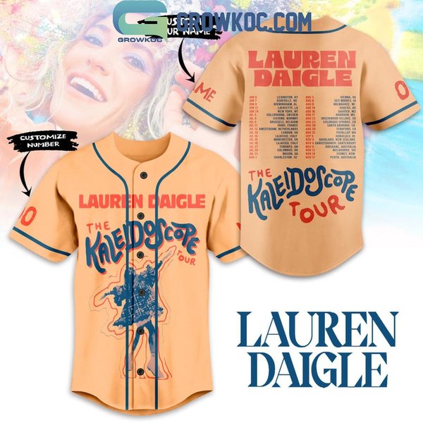 Lauren Daigle The Kaleidoscope Tour 2024 Personalized Baseball Jersey-image