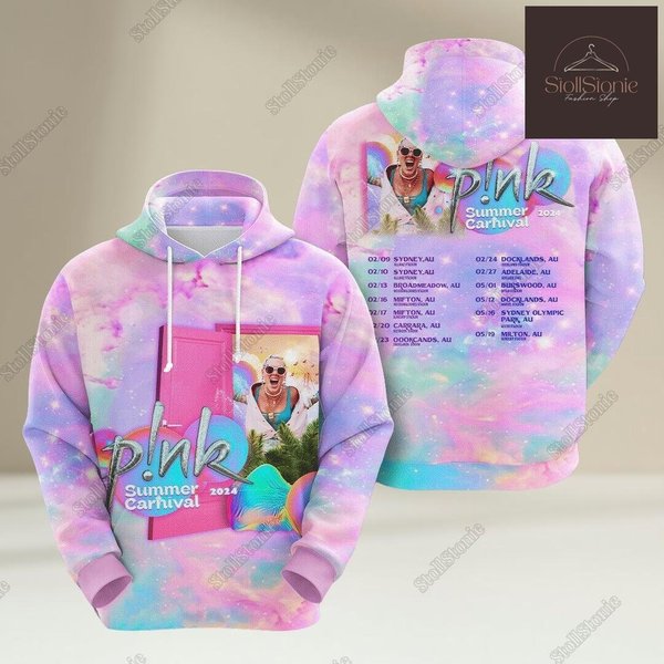 Pink Summer Carnival 2024 Tour 3D Hoodie-image
