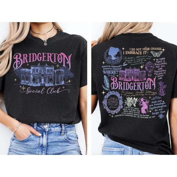 Penelope Colin Bridgerton Season 3 Double Sided Shirt, Spill The Tea Lady Whistledowns-image