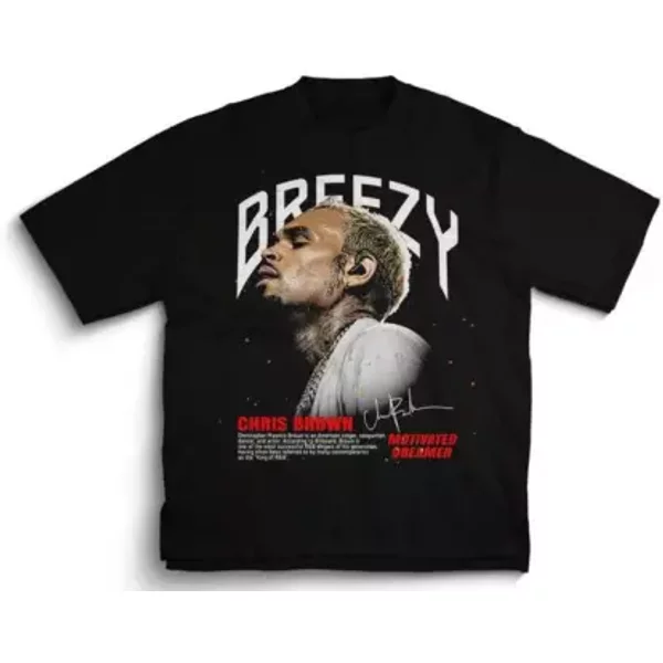 Chris Brown Breezy 11 11 Tour T-Shirt | High Quality | Vintage Hip Hop Music Ret-image