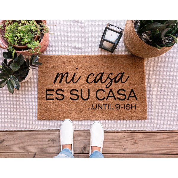 Mi Casa Es Su Casa Doormat, Funny Door Mat, Funny Doormat, Custom Doormat-image