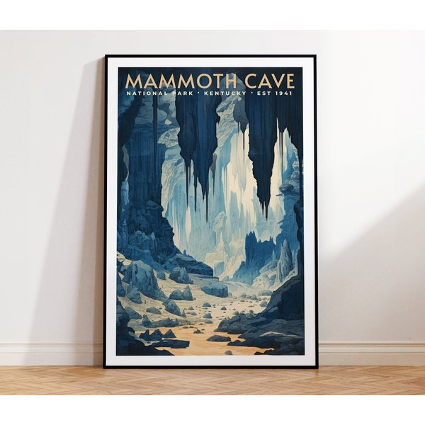 Mammoth Cave National Park Vintage Travel Poster-image
