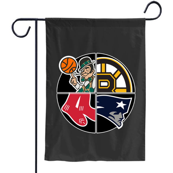 Boston Sports Teams Garden Flags-image