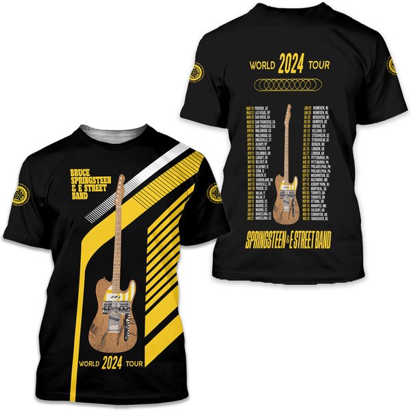 Bruce Springsteen E Street Band World Tour 2024 T-Shirt-image