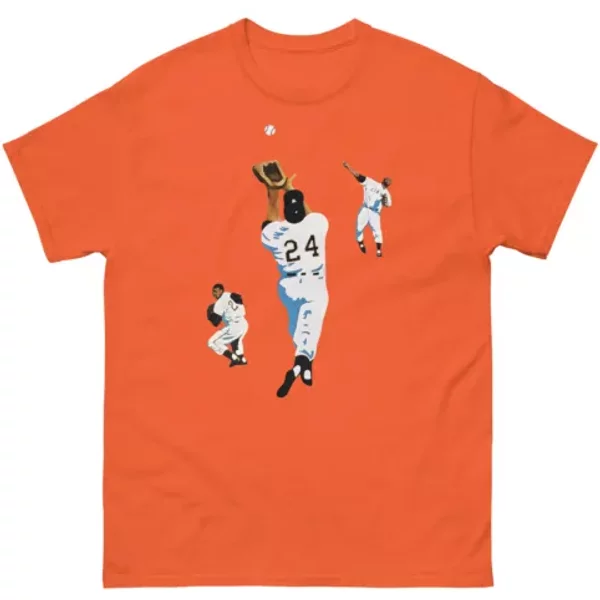 Willie Mays The Catch Men's T-Shirt-image