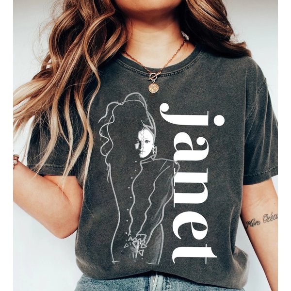 Vintage Janet Jackson Shirt, Janet Tour 2024 Merch-image