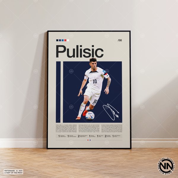 Christian Pulisic Usmnt Poster-image