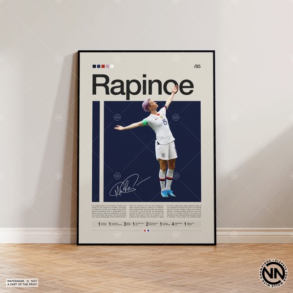 Megan Rapinoe Uswnt Soccer Poster-image