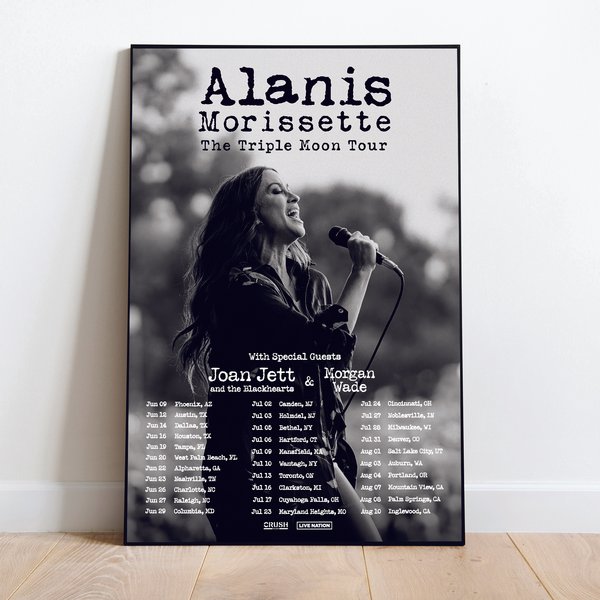 Alanis Morissette The Triple Moon Tour 2024 Poster-image
