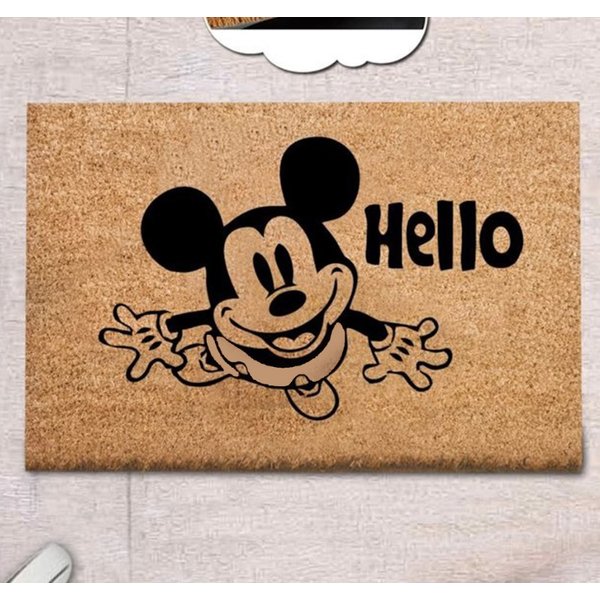 Welcome Cartoon Doormat | Outdoor Rug, Durable Welcome Mat,Housewarming Gift-image