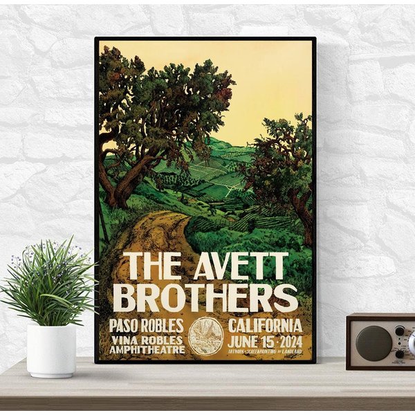 The Avett Brothers Tour In Paso Robles Ca On June 15 2024 Poster-image