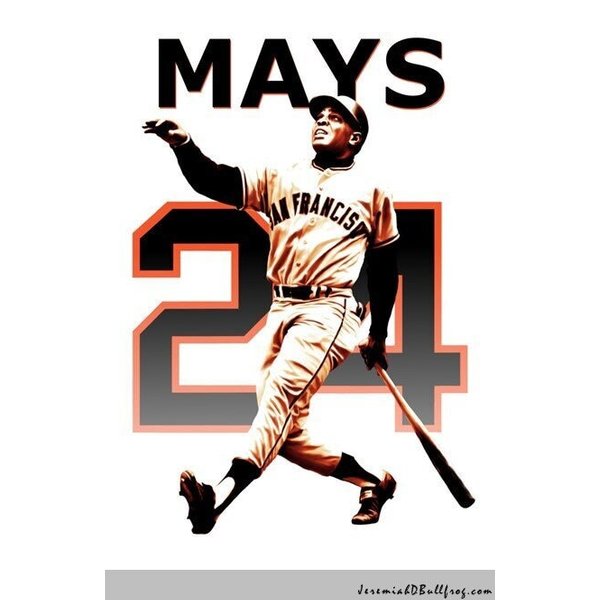 Willie Mays 24 - San Francisco Poster-image