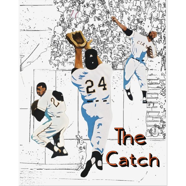 Willie Mays The Catch Rolled Posters-image
