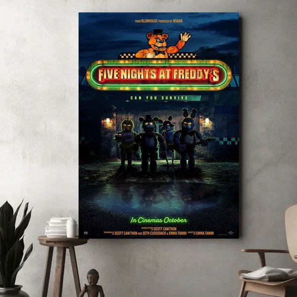 New 2023 Five Nights At Freddy's Movie Poster, Home Decor-image