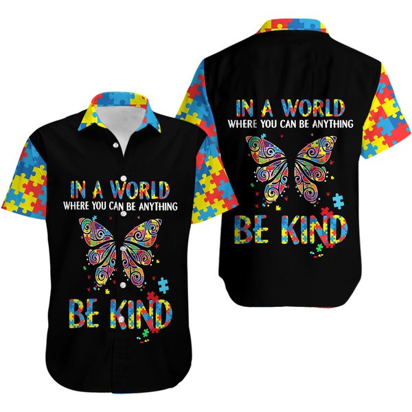 Autism Awareness Kindness Hawaiian Shirt-image