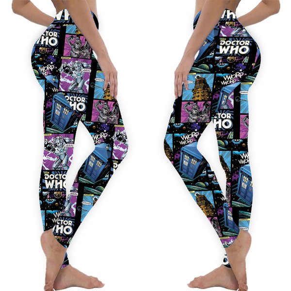 Dr Who Stretch Funky Leggings-image