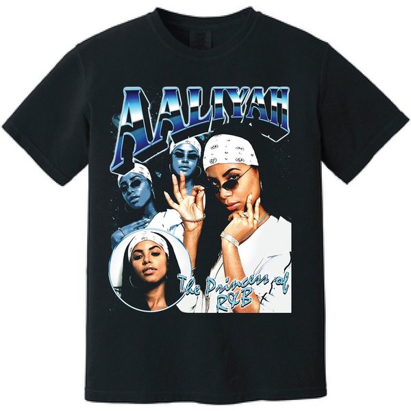 Aaliyah Vintage Tshirt, Aaliyah Tshirt-image