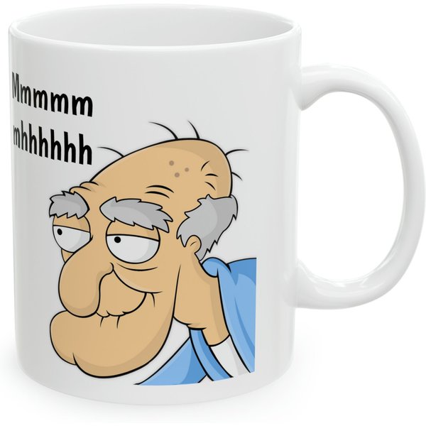 Family Guy Coffee Mug, Herbert The Pervert, "Mmmmhhh", Funny Iconic Quote, Tumbleware-image