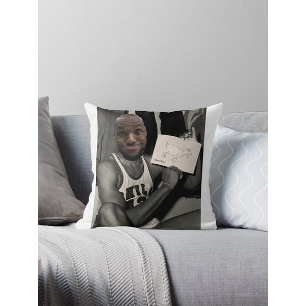 Lebron James The Goat Pillow-image