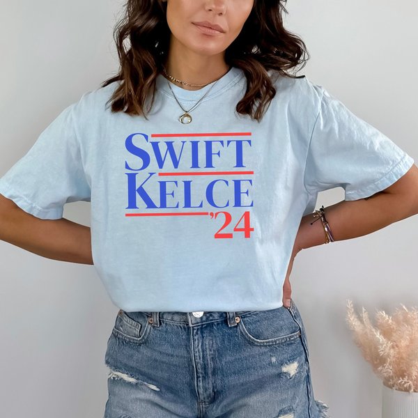 Swift Kelce 2024 Presidential Election Campaign Funny Campaign Shirt-image