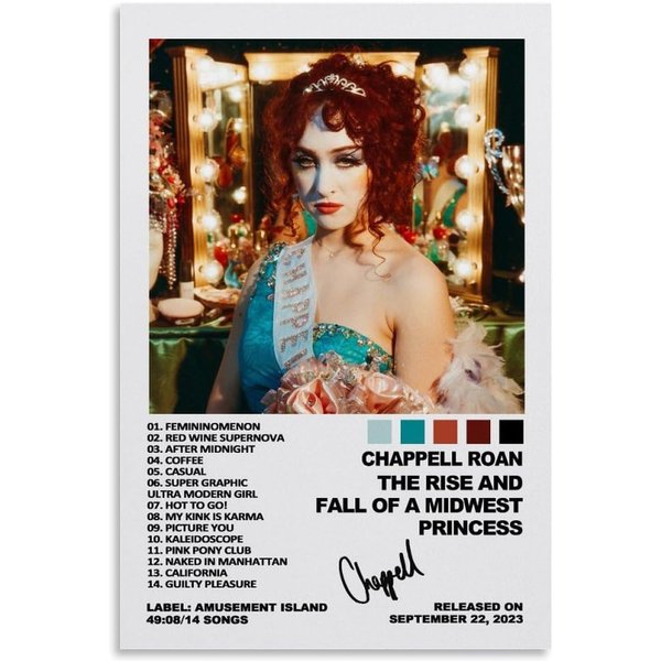 Mousgue Chappell Roan The Rise And Fall Of A Midwest Princess Album Music Posters-image