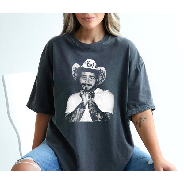 Cowboy Post Shirt - Country Shirt, Post Malone Shirt, Western Graphic Tee-image