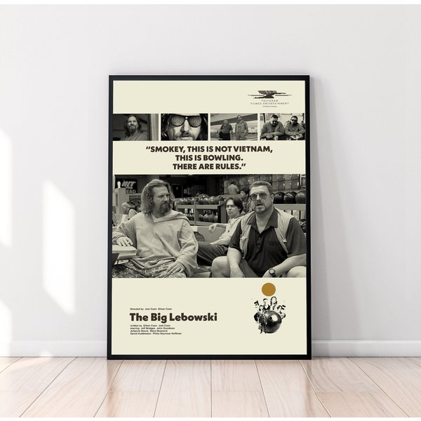 The Big Lebowski Poster, Ethan Coen, Joel Coen, The Big Lebowski Poster-image