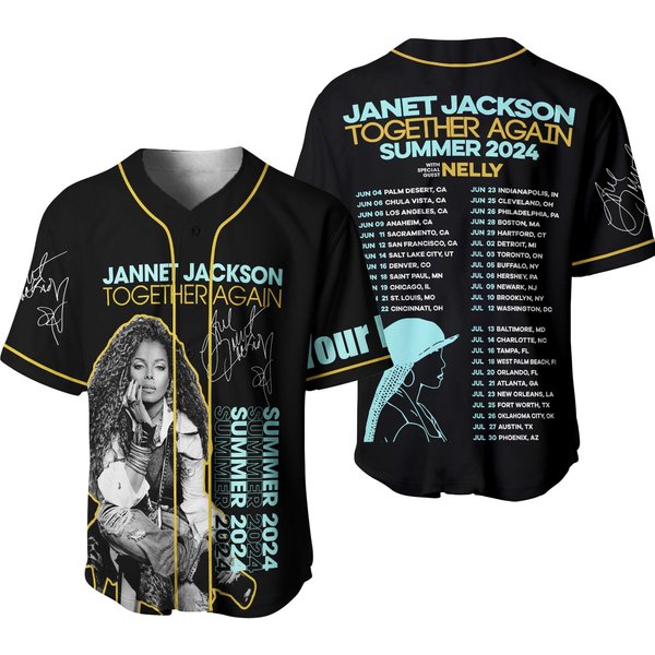 Personalized Janet Jackson Baseball Jersey-image