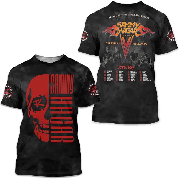 Sammy Hagar 3D Shirt, Music Lover Shirt-image