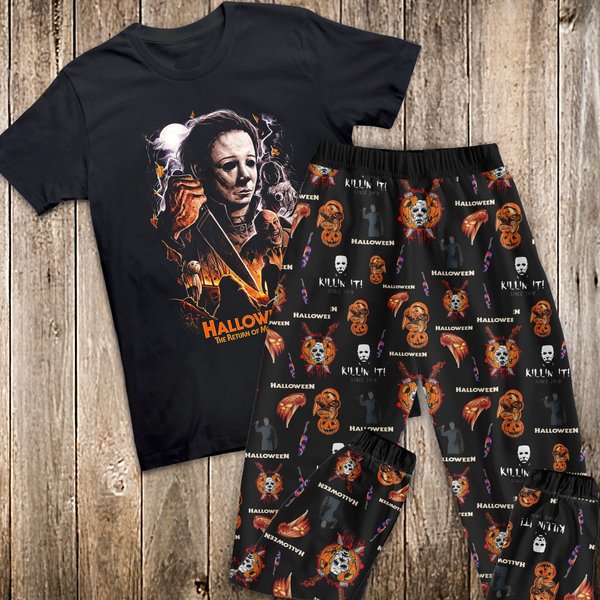 Since 1978 Horror Movie Pajamas Set, Killin It Halloween Pajamas Sets-image