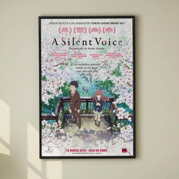 A Silent Voice Movie Poster, High Quality Vintage Poster-image