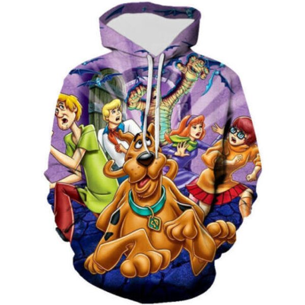 Running Team Scooby Doo Friends Lovers Hoodie 3D Printed-image