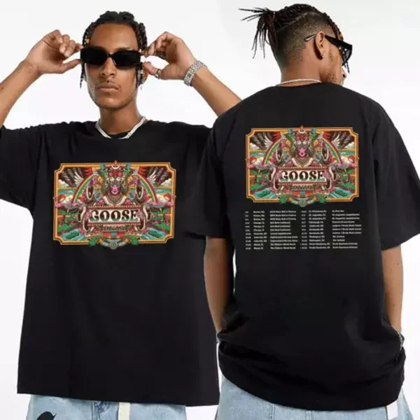 Goose Fall Tour 2024 Double Sided Shirt, Music Tour Shirt-image