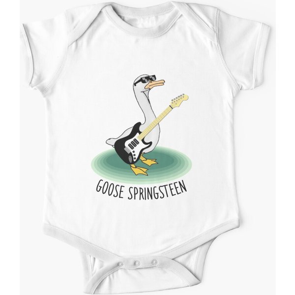 Goose Springsteen Baby Onesies, Bruce Springsteen Baby Onesies-image