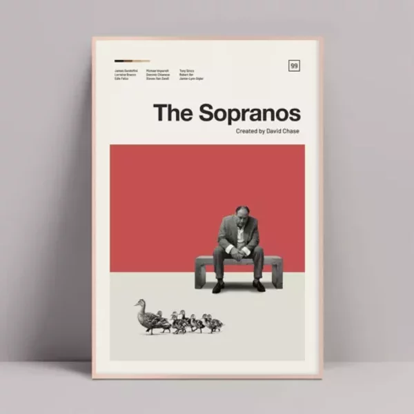 The Sopranos - Minimalist Movie Poster,-image