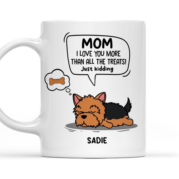 Just Kidding - Personalized Custom Coffee Mug-image