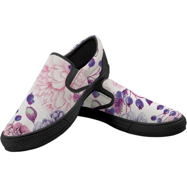 Meadow Bouquet Casual Slip On Shoes-image