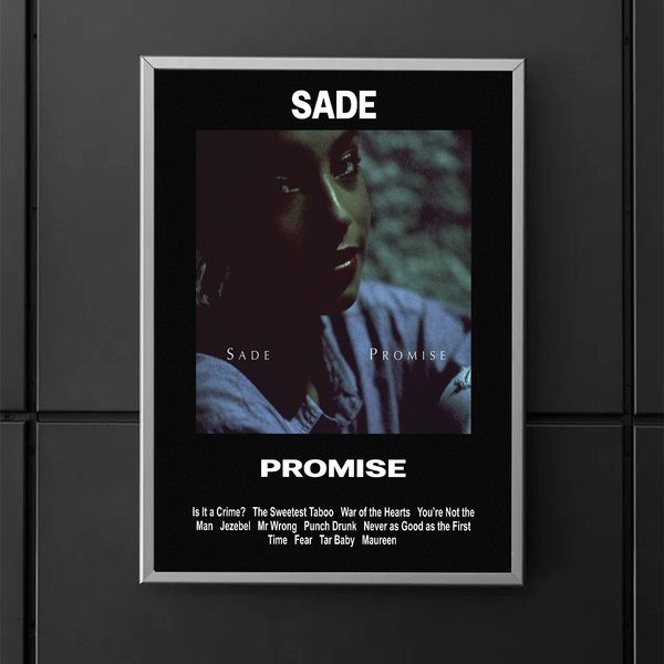 Sade Album Poster - Wall Art Of Sade's Promise-image