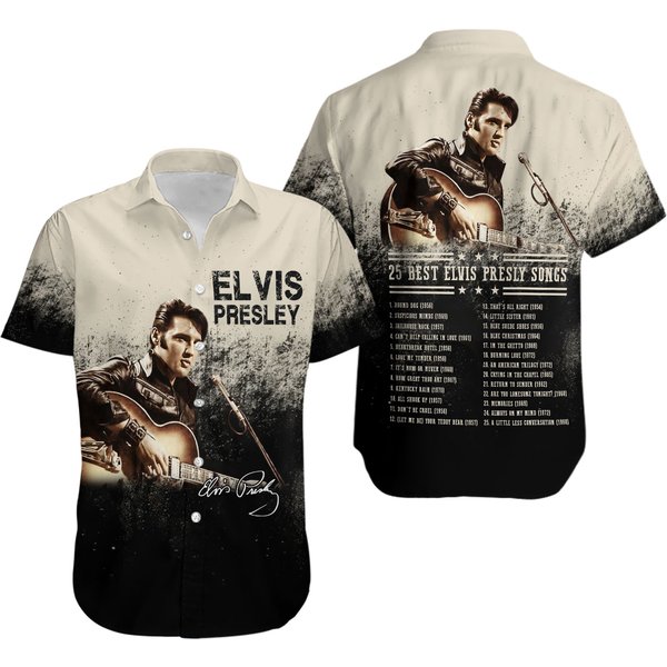 The King Elvis Presley Hawaiian Shirt, Elvis Presley Hawaiian-image